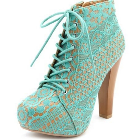 BNWB Qupid Puffin 39 Mint Bootie - Picture 1 of 4